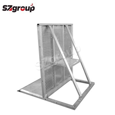 Sistema di barriere per concerti all'aperto